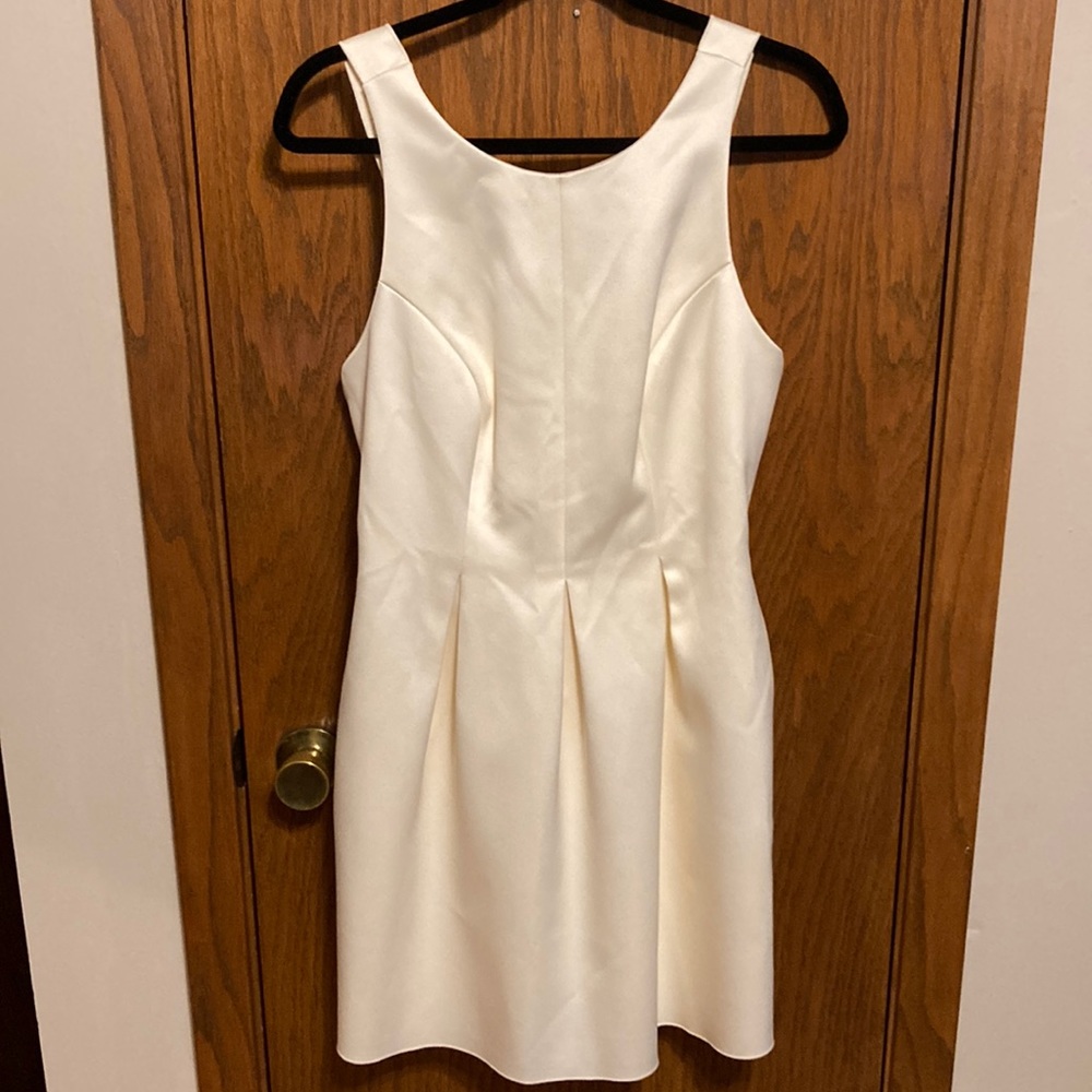 Mini dress with bow back